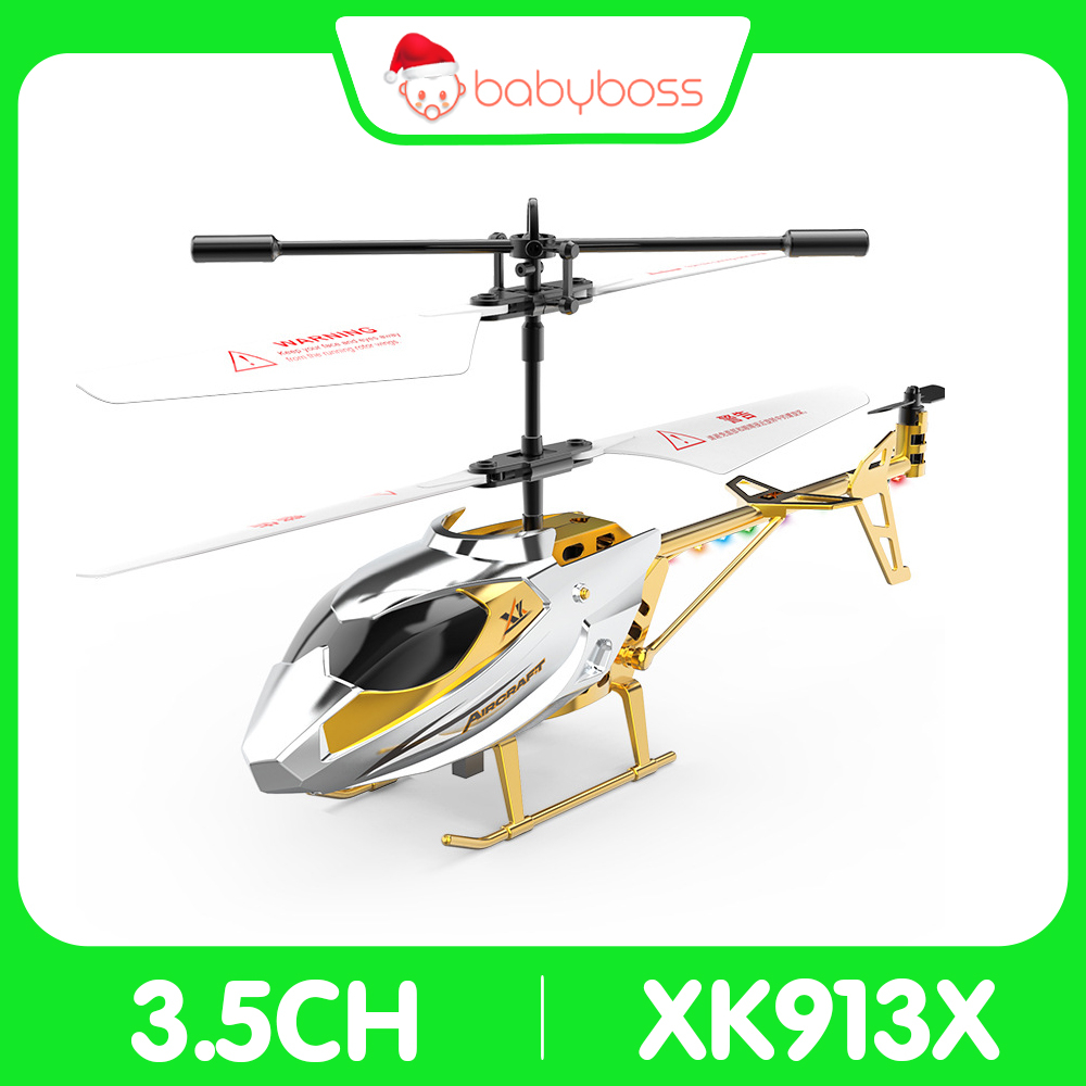 Máy bay trực thăng điều khiển từ xa 3.5ch có đèn led XK913X