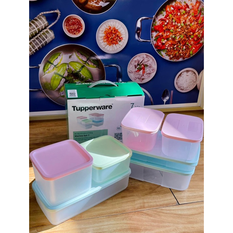 Marine set 7 Tupperware