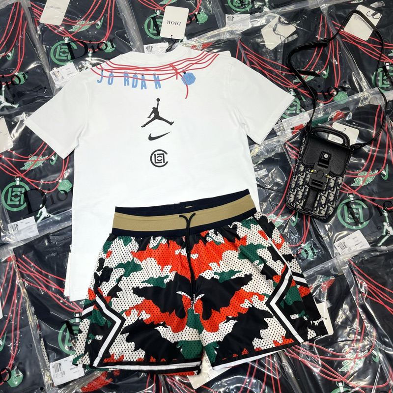 Bộ Quần Áo Mùa Hè JD Hình In Cao Cấp, Quần Gió Loang Phối Màu Cực Nét Hot Trend Cho Nam