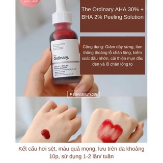 TẨY DA CHẾT PEELING DA HÓA HỌC TO AHA 30% - BHA 2% PEELING SOLUTION