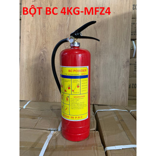 Bình bột chữa cháy abc 4kg, bình cứu hoả mfzl4