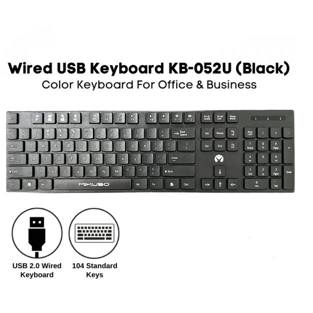 BÀN PHÍM KB-052U MKS USB CHẤT LƯỢNG TỐT ĐA MÀU SẮC SIÊU ĐẸP-HT