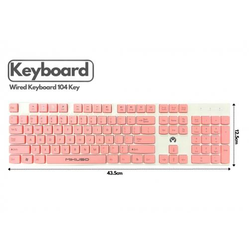 BÀN PHÍM KB-052U MKS USB CHẤT LƯỢNG TỐT ĐA MÀU SẮC SIÊU ĐẸP-HT