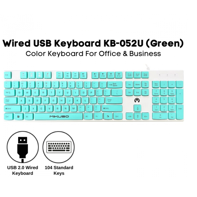 BÀN PHÍM KB-052U MKS USB CHẤT LƯỢNG TỐT ĐA MÀU SẮC SIÊU ĐẸP-HT