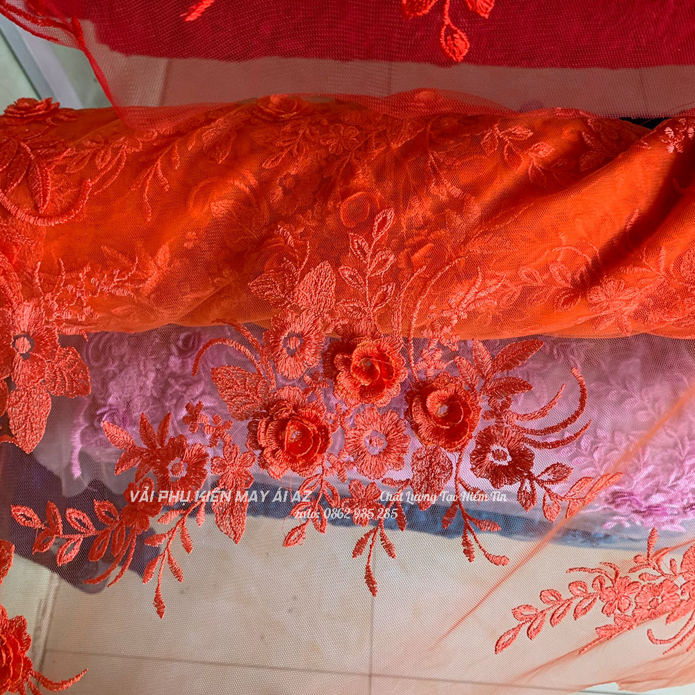 Ren Hoa Đắp Áo 3D R3