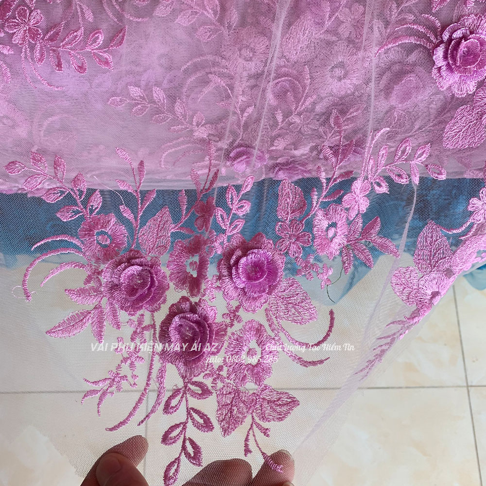 Ren Hoa Đắp Áo 3D R3