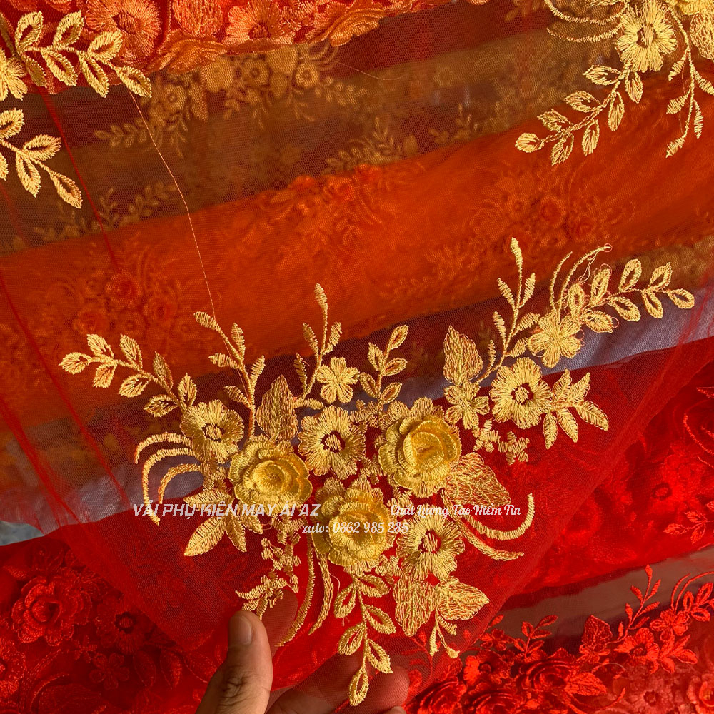 Ren Hoa Đắp Áo 3D R3