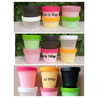 hủ đựng kem body ly 50g/100g/200g(COMBO 10 CÁI)