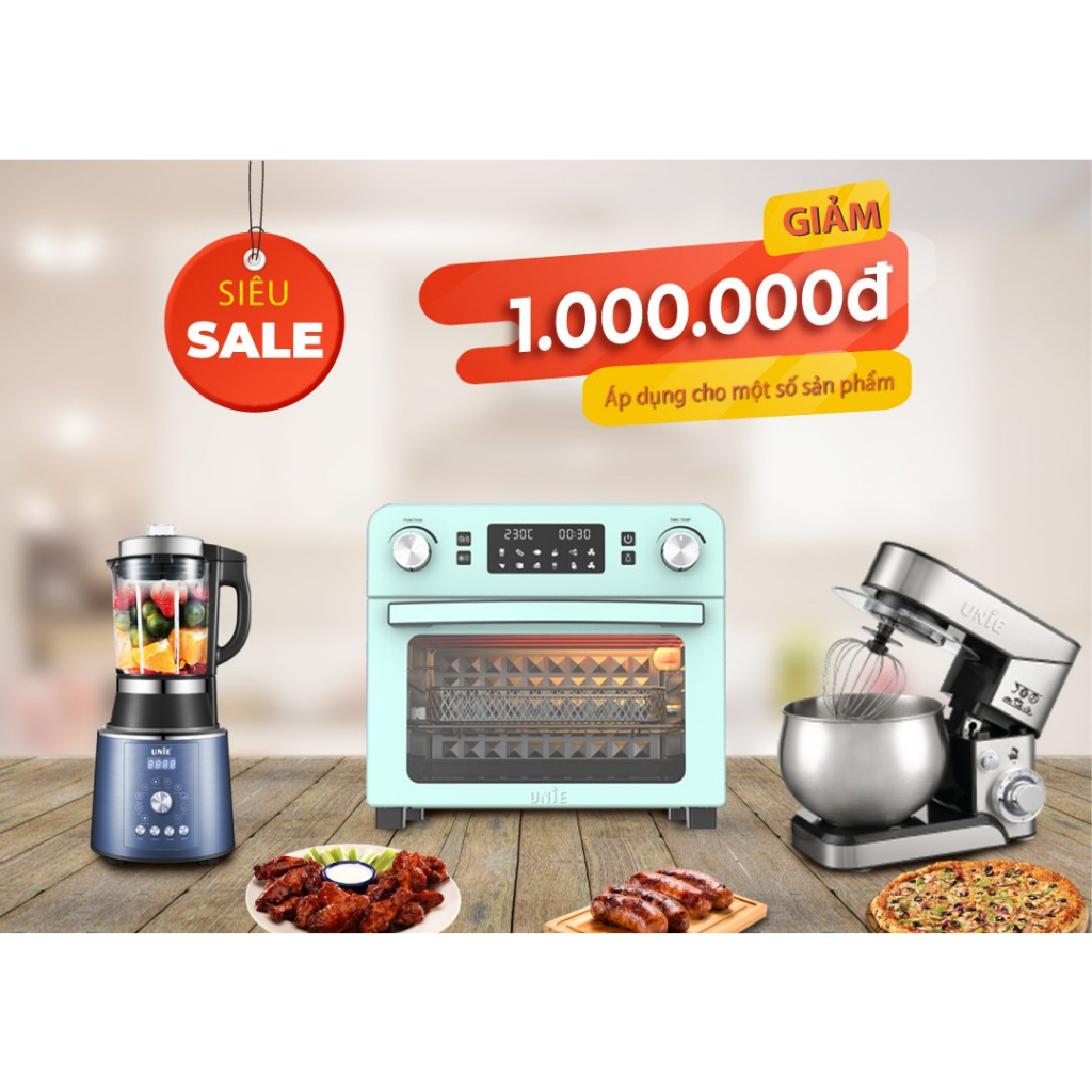 Nồi chiên không dầu Unie Sky Blue