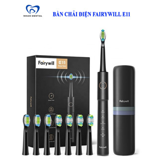 Bàn chải đánh răng điện Fairywill E11 từ Đức cao cấp 8 đầu thay thế kèm hộp đựng 