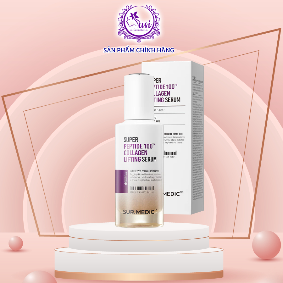 Tinh Chất Sur.Medic Super Peptide 100™ Collagen Lifting Serum 50ML