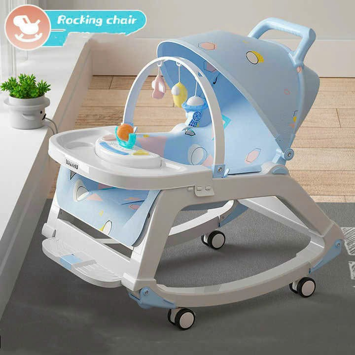 NÔI BẬP BÊNH,GHẾ ĂN DẶM KIÊM NÔI, BẬP BÊNH 5 IN 1 cho bé cao cấp