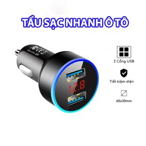 Tẩu Sạc Ô Tô - Tẩu Sạc Nhanh Ô Tô Chính Hãng Hyundai Tích Hợp Hai Cổng USB Sạc Đa Năng Tiện Lợi | BigBuy360 - bigbuy360.vn