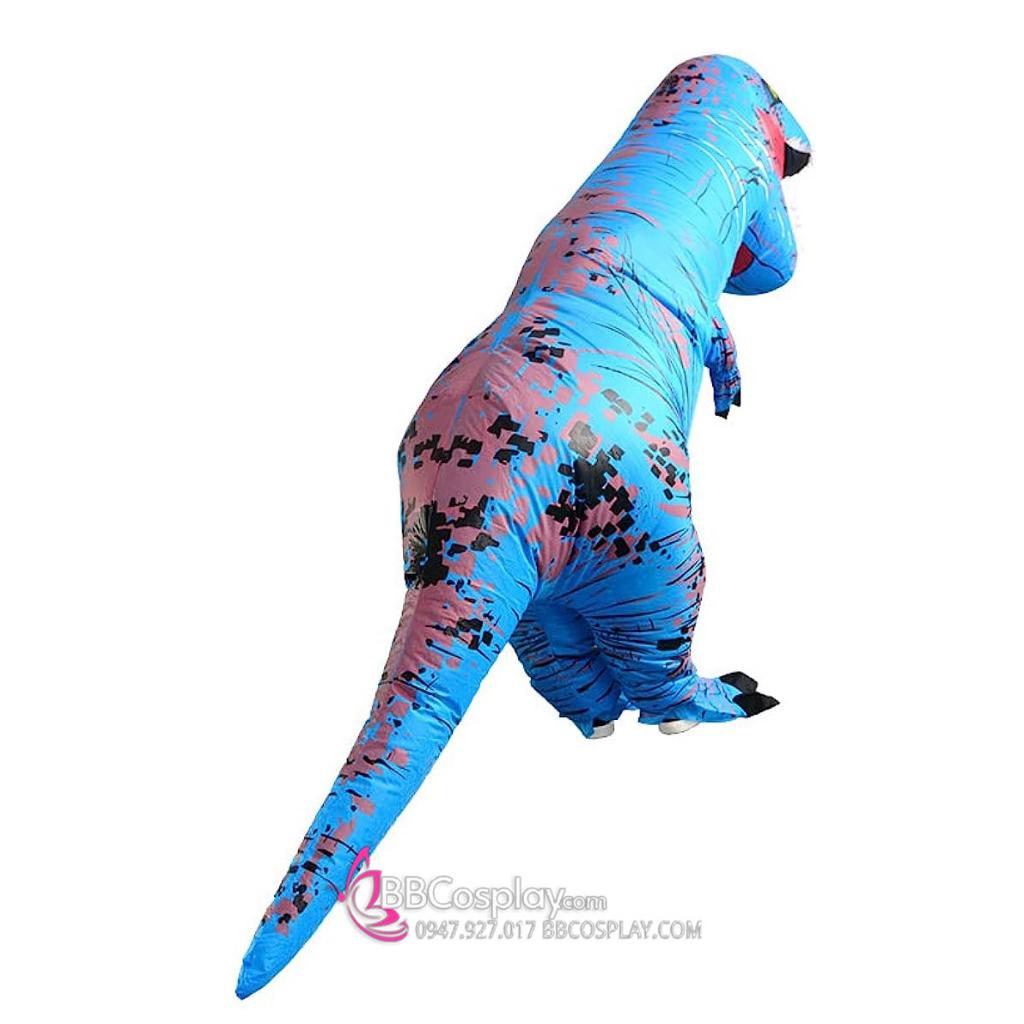 Mascot Khủng Long Xanh Bơm Hơi - 15993