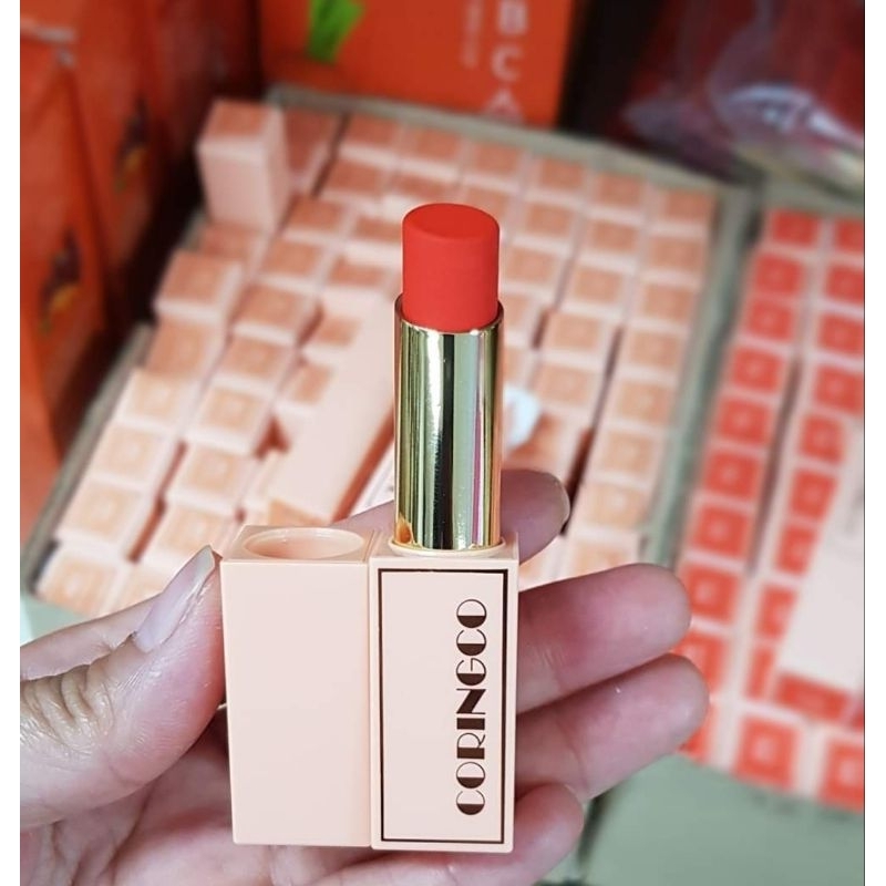 Son Coringco Momo Chu Bonny mẫu mới B06 Cam Chính Hãng Hàn Quốc