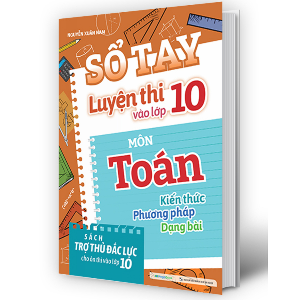 Sách - Combo Sổ Tay Luyện Thi Vào Lớp 10 Môn Toán - Văn - Anh (Bộ 3 Cuốn) - MEGABOOK