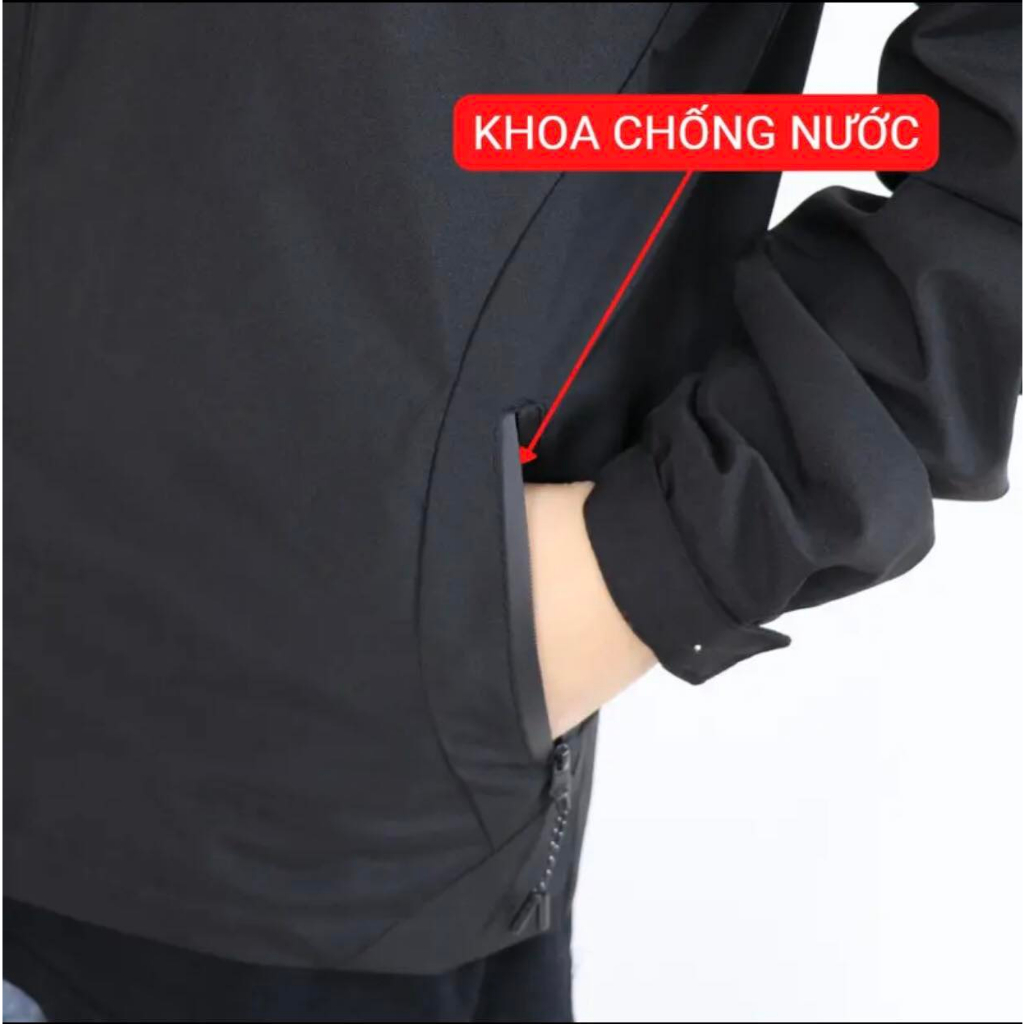 Áo khoác gió nam nữ có mũ cao cấp 2 lớp, chất liệu gió tráng bạc chống tia UV chống nắng ngăn gió