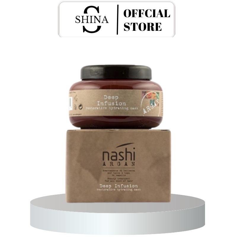Dầu hấp tóc hư tổn NASHI Argan Deep INFUSION 500ml