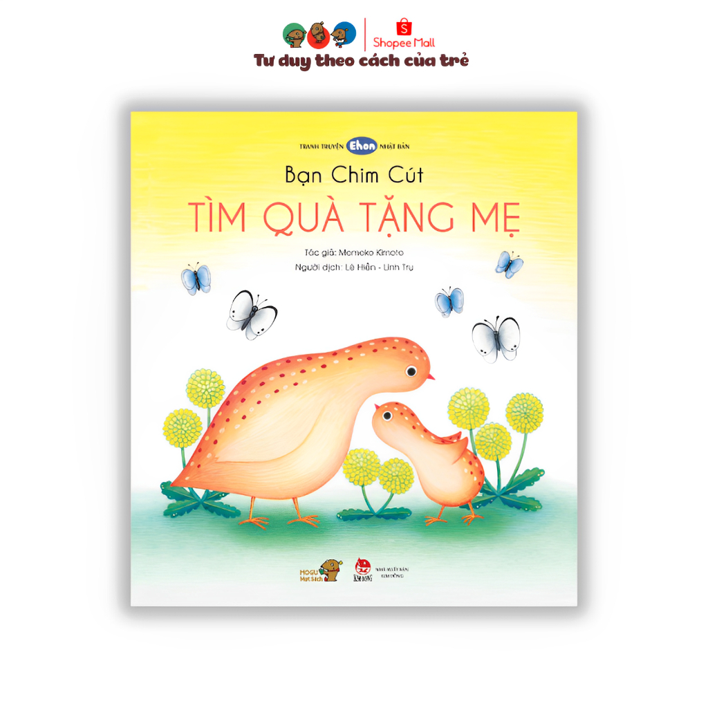 Sách Ehon - Làm quen với sách cho bé 0-2 tuổi - Bạn chim cút tìm quà tặng mẹ