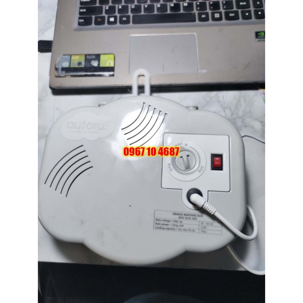 Hộp máy đưa nôi điện tự động Autoru mẫu mới 2023 - Vinanoi - Bảo hành 12 tháng