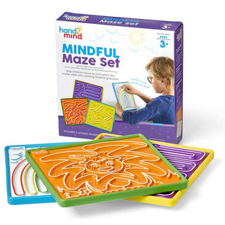  Bảng mê cung thiền định set 3 cái - Take-a-breath Boards set 3 - Learning Resources