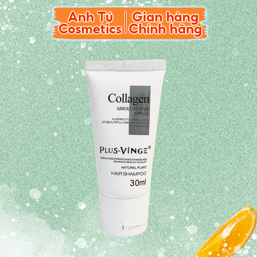 Dầu Gội Collagen Vinge Plus Mẫu Dùng Thử 30ml