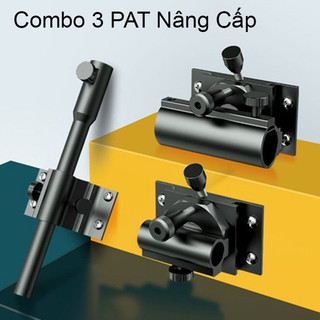 Pat gắn thùng câu đài xoay 360 độ, pat rọng cá, pat khay mồi, pát gác cần, chất liệu hợp kim cao cấp