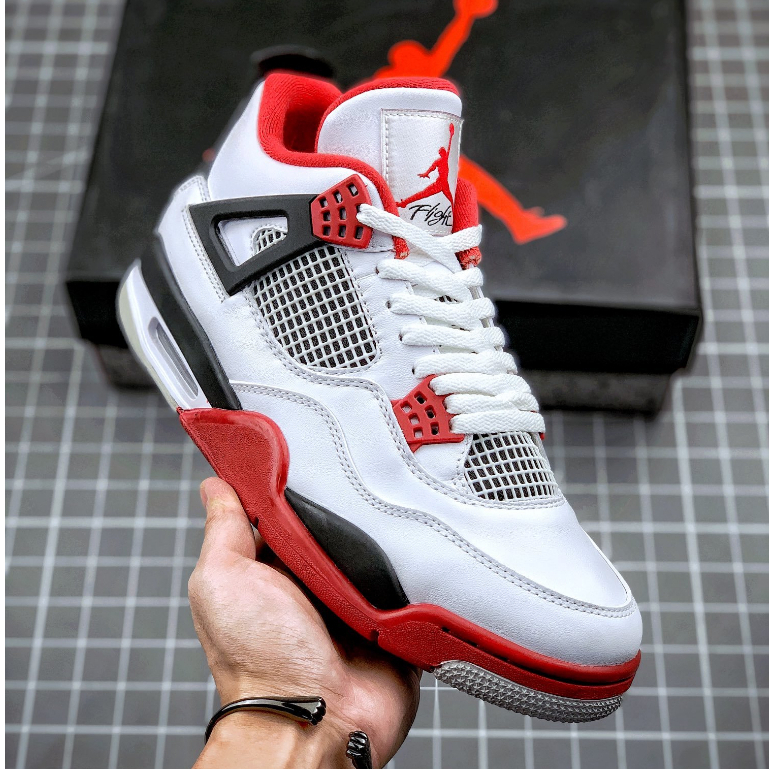 Giày Air Jordan 4 Fire Red DC7770-160 - BẢN CAO CẤP BOX NẮP RỜI