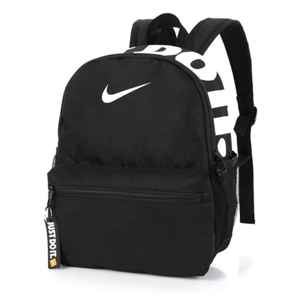 Balo N.i.ke Màu Đen Cho Trẻ Em Và Người Lớn Vải Dù Đa Dụng Dùng Cho Đi Học Đi Chơi