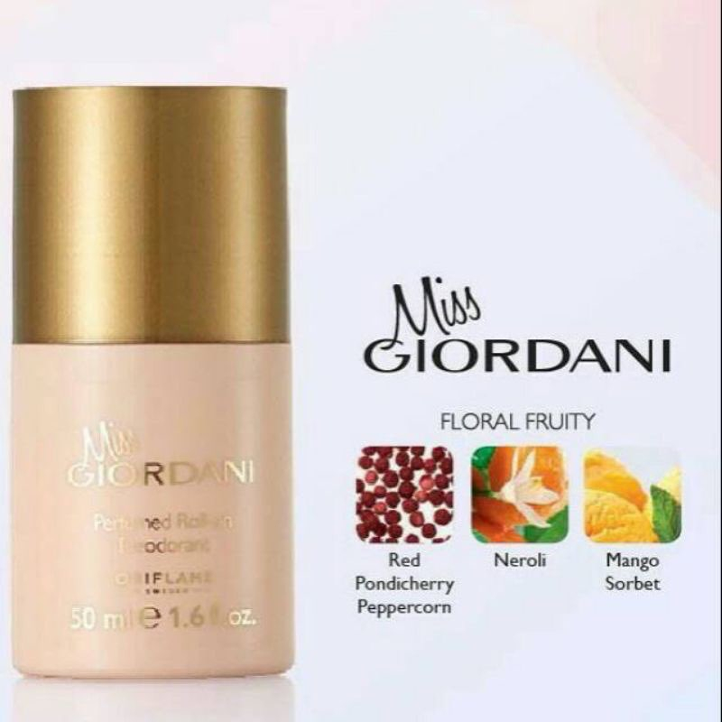 THANH LĂN KHỬ MÙI HƯƠNG NƯỚC HOA MISS GIORDANI CỦA BA LAN.50ML