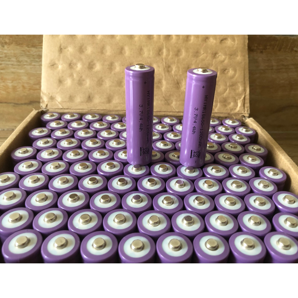 Pin Sạc Lithium 18650 3.7V 1200mAh 500 lần nạp