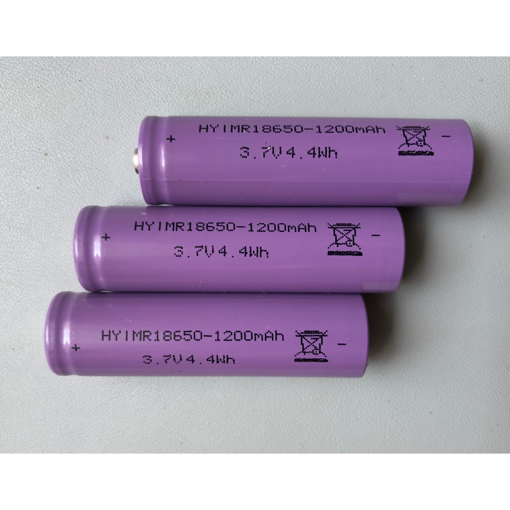 Pin Sạc Lithium 18650 3.7V 1200mAh 500 lần nạp