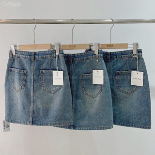Chân váy jean ngắn basic