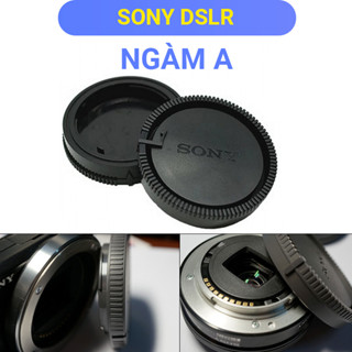 Bộ nắp đậy đuôi lens + nắp đây body máy ảnh Sony DSLR A-mount Cap trước sau loại mới zen khớp