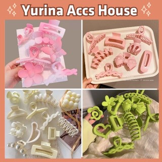 Set 8-10 kẹp tóc càng cua cỡ lớn nhiều màu thời trang giá rẻ