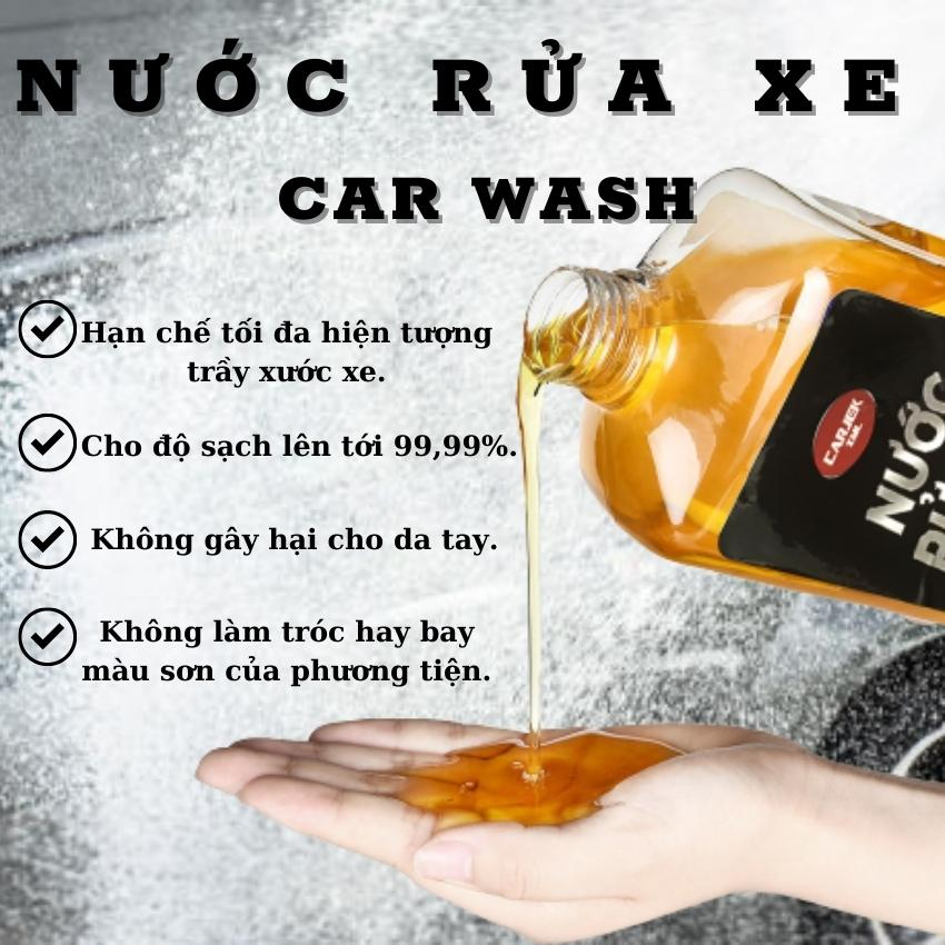 Nước rửa xe không chạm ô tô xe máy tạo bọt tuyết làm bóng và bảo vệ sơn xe, Dung dịch rửa xe không chạm