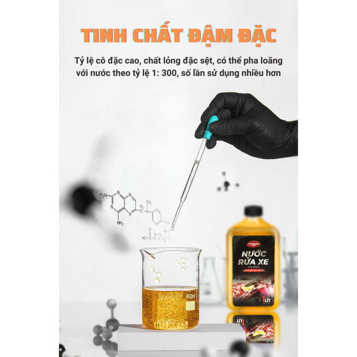 Nước rửa xe không chạm ô tô xe máy tạo bọt tuyết làm bóng và bảo vệ sơn xe, Dung dịch rửa xe không chạm