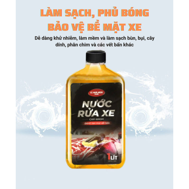Nước rửa xe không chạm ô tô xe máy tạo bọt tuyết làm bóng và bảo vệ sơn xe, Dung dịch rửa xe không chạm