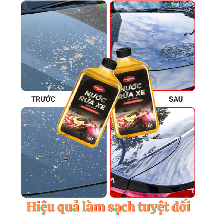 Nước rửa xe không chạm ô tô xe máy tạo bọt tuyết làm bóng và bảo vệ sơn xe, Dung dịch rửa xe không chạm