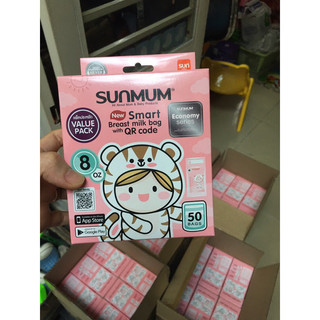 Túi trữ sữa Sunmum mẫu mới hộp 20 túi và 50 túi (250ML)