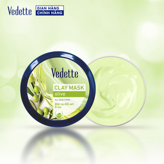 Mặt Nạ Đất Sét Olive 145g VEDETTE - THANH LỌC & GIẢM CĂNG THẲNG