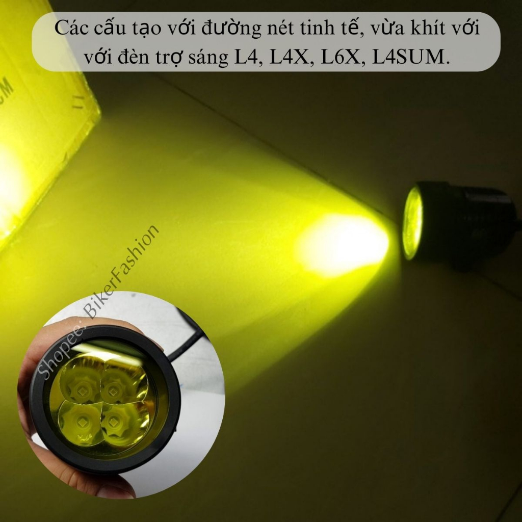 Chụp len vàng cho đèn trợ sáng L4x - L4x Gold Runway