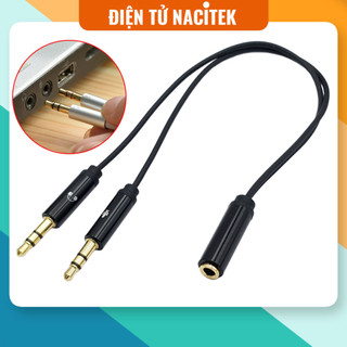 Dây jack gộp Audio và Mic ra tai nghe 3.5mm