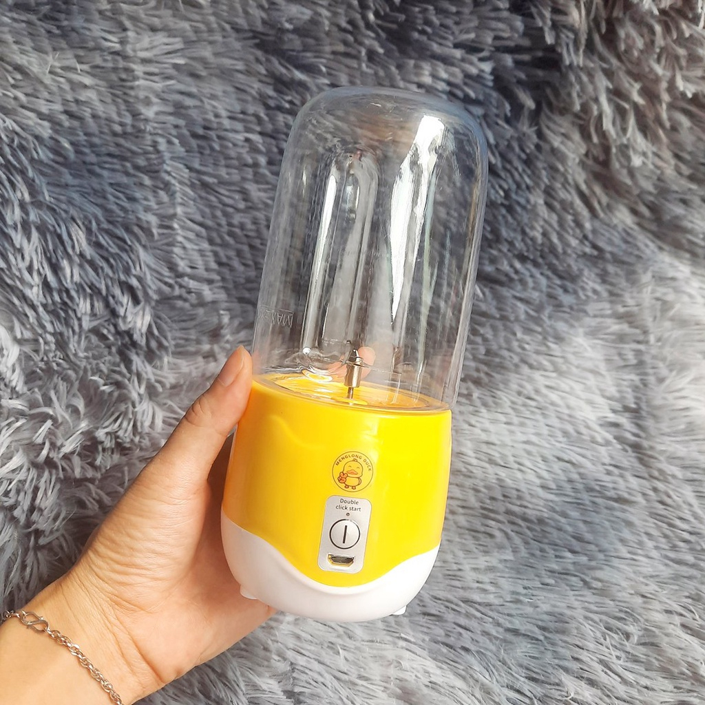 Máy Xay Sinh Tố Cầm Tay Vịt Vàng G- DUCK - Máy Xay Hoa Quả Mini dung tích 400ml