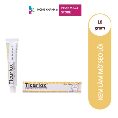Gel bôi liền sẹo Ticarlox gel bôi ngoài