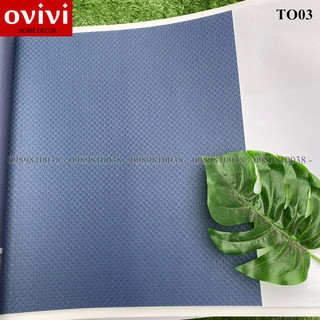Giấy dán tường Hàn Quốc màu Xanh Dương nhiều mẫu mới, giấy cao cấp khổ 106cm loại dày đẹp