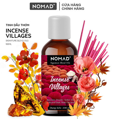 Tinh Dầu Thơm Hương Nhang Trầm Hương Nomad Signature Blend Oils - Incense Villages