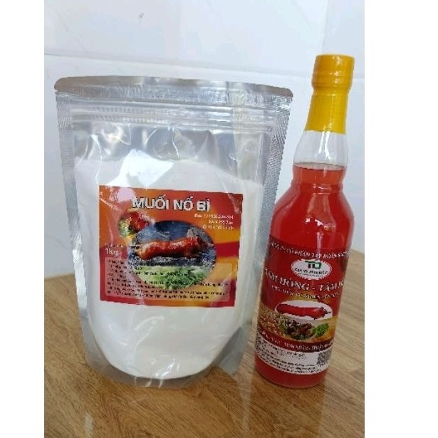 Combo Muối Nổ Bì + Dấm Hồng