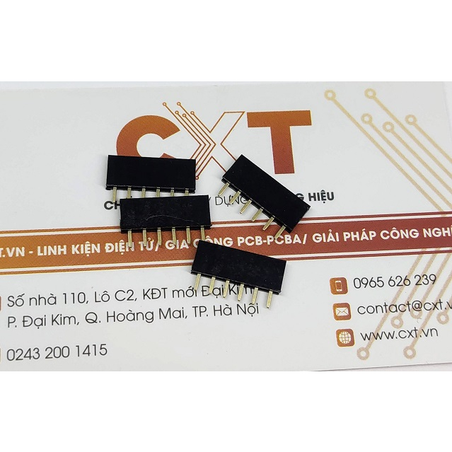 Jump cái đơn 2.54mm Chân thẳng cao 5.7mm