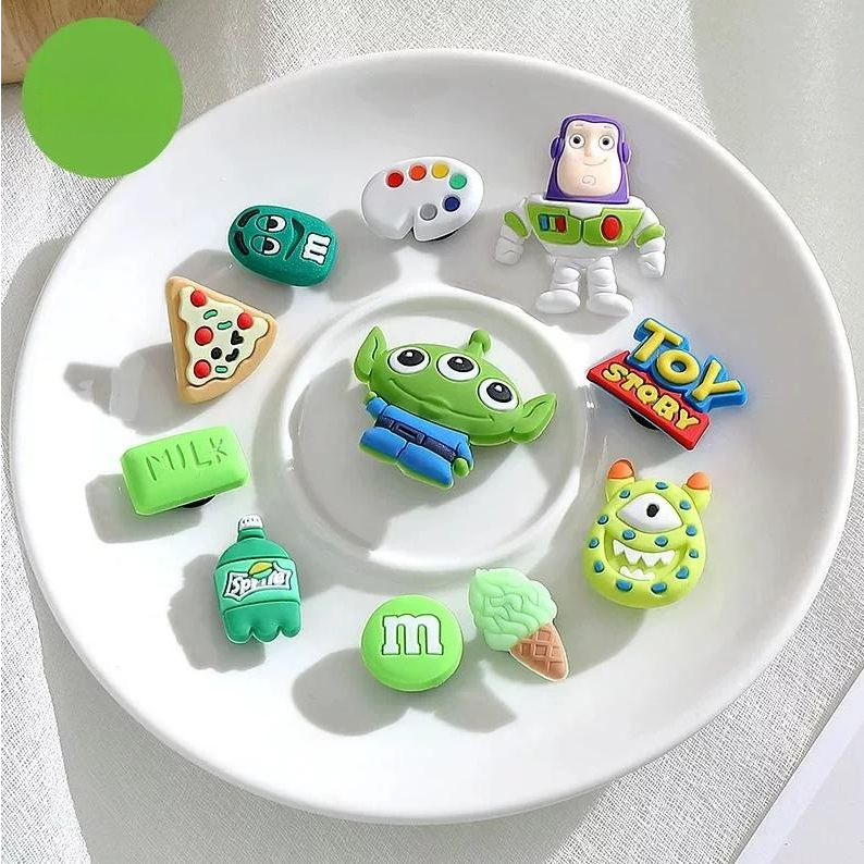 DIY có thể tháo rời dép lê accessories decorate nhiều hình tùy chọn dễ thương khóa giày